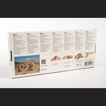 Scrambler UGR-10 z bocznym wózkiem - UGEARS